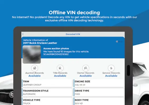 VIN Decoder android App screenshot 5